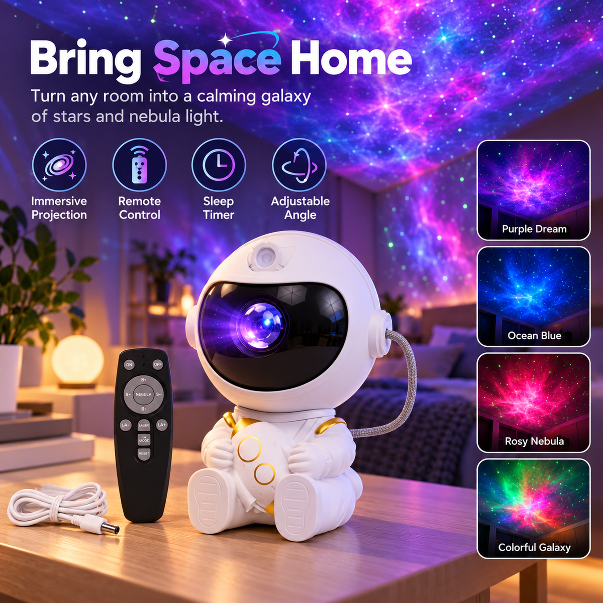Cosmic Cove™ Galaxy Projector