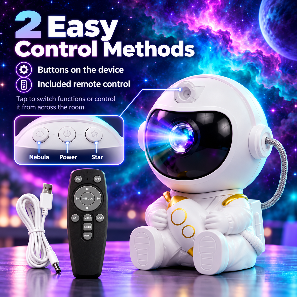 Cosmic Cove™ Galaxy Projector